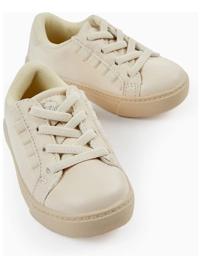 Baskets à Volants Bébé Fille ALPINE LUXURY Beige clair