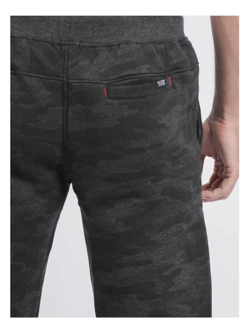 Pantalon jogging camouflage VAREDSOU   Gris foncé