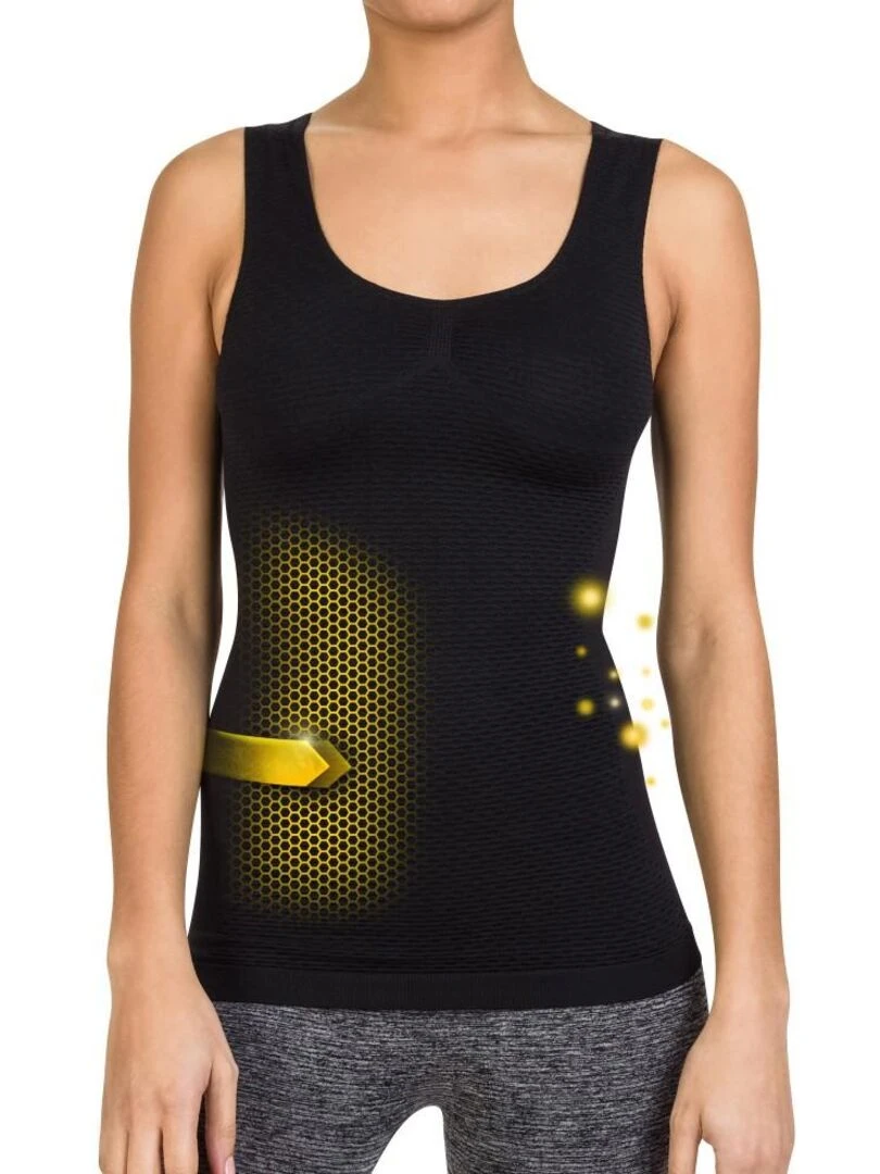 Top sculptant et raffermissant noir LIPO ACTIF Noir