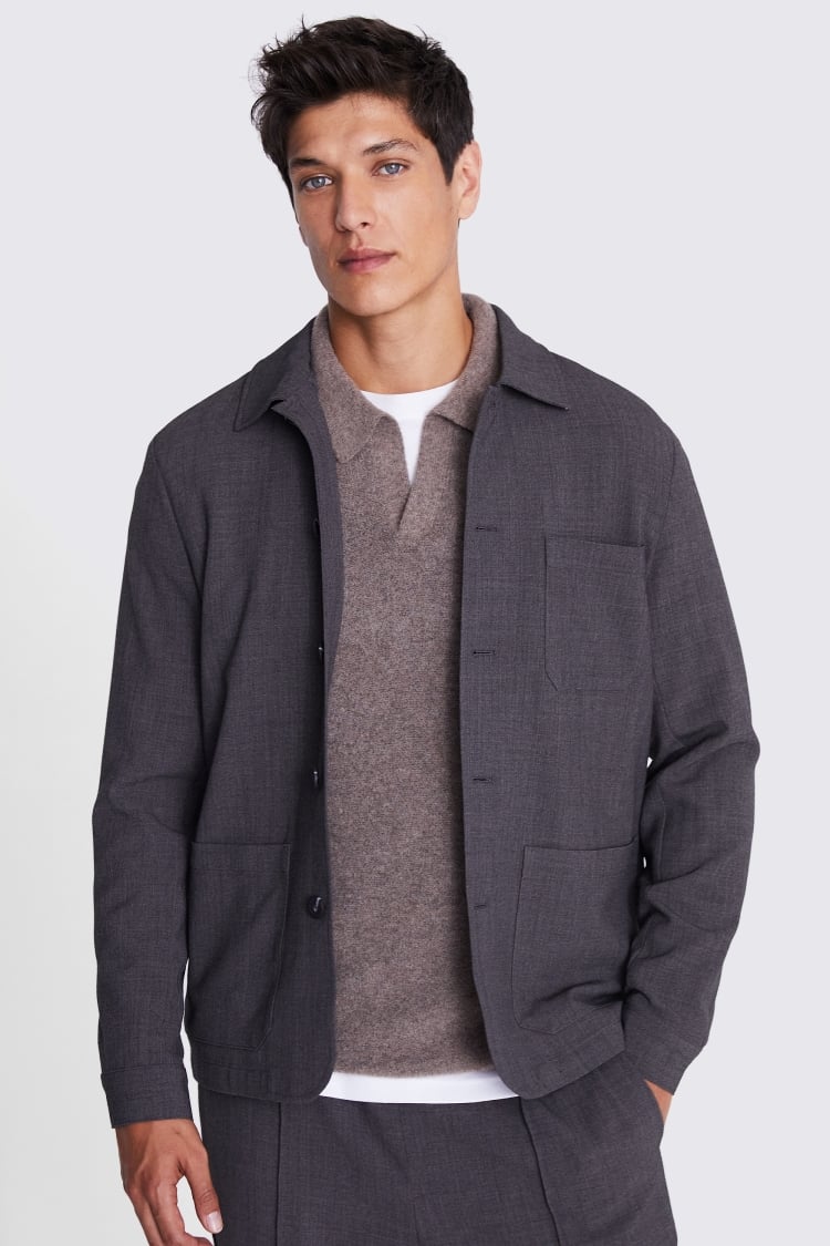 Light Grey Cashmere Crew Neck Jumper   Buy Online at Moss