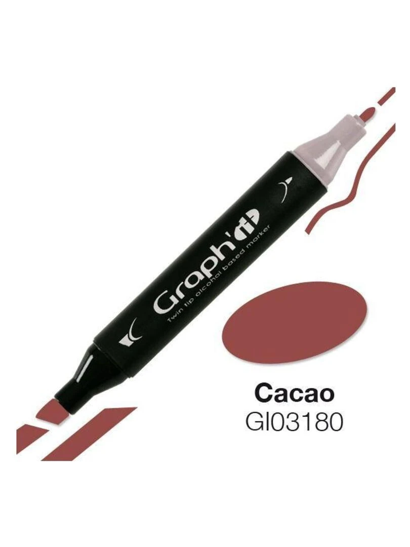 Marqueur Graph'It à double pointe   Cacao   N/A