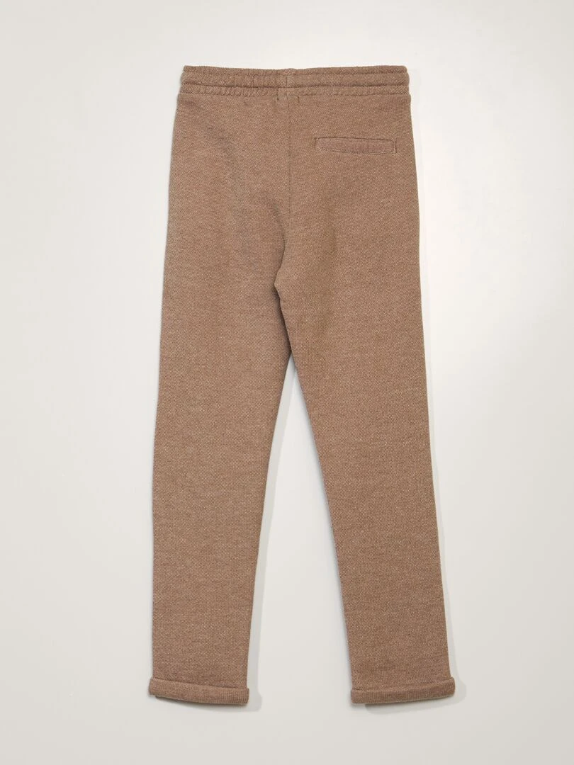 Pantalon jogging habillé BEIGE