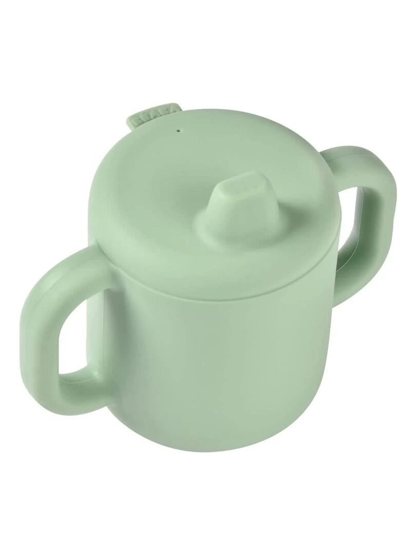 Tasse d'apprentissage silicone sage green Vert