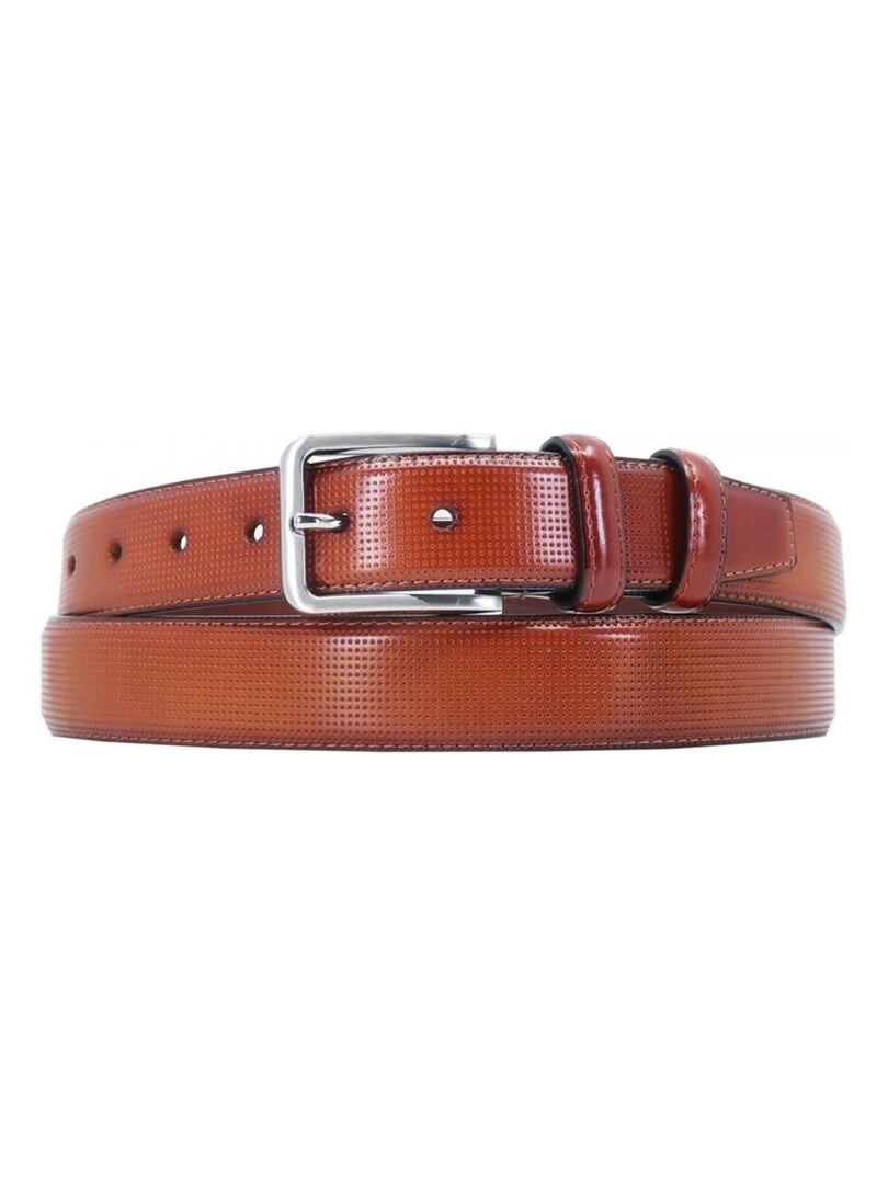 Ceinture en cuir Kebello Beige