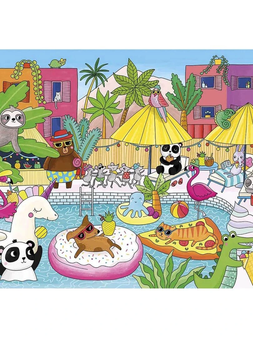 Puzzle 100 pièces : Pool Party N/A
