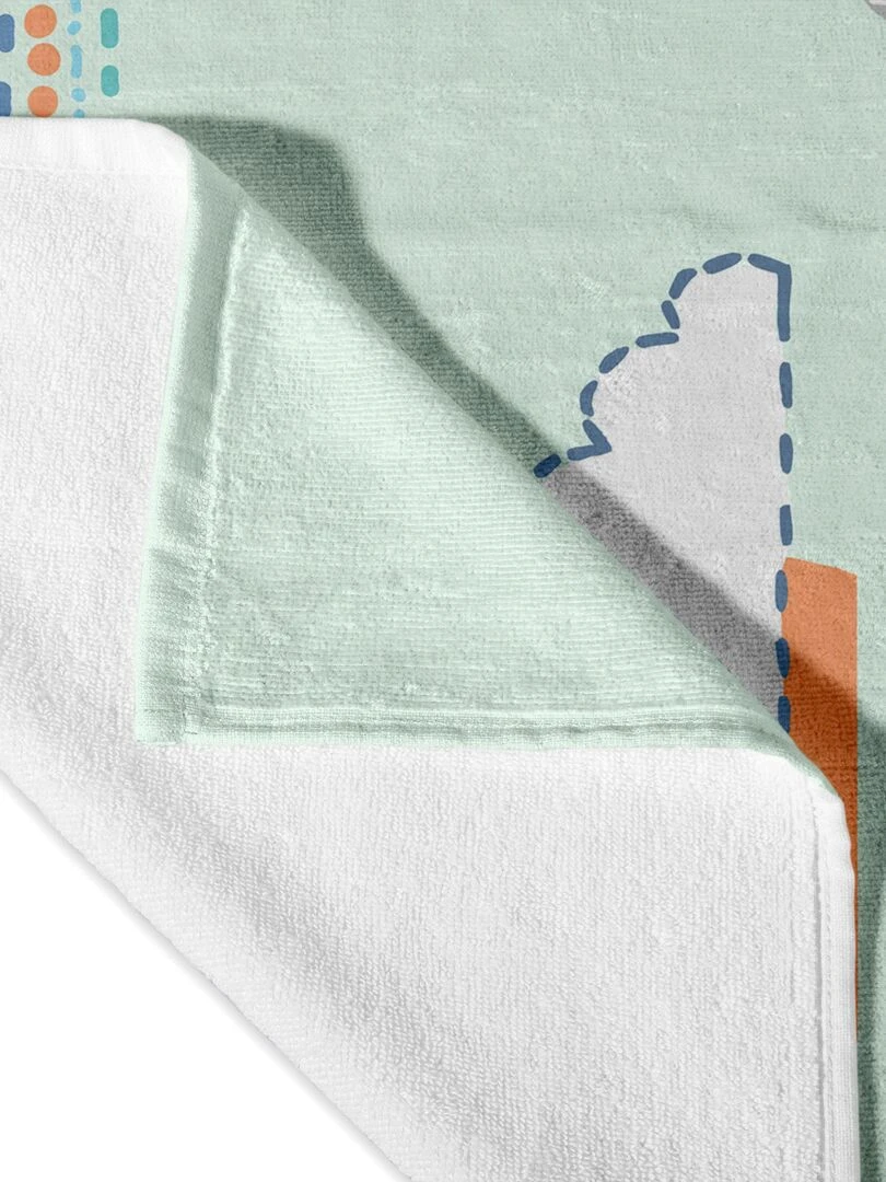 Serviette Holidays "Happyfriday" Blanc