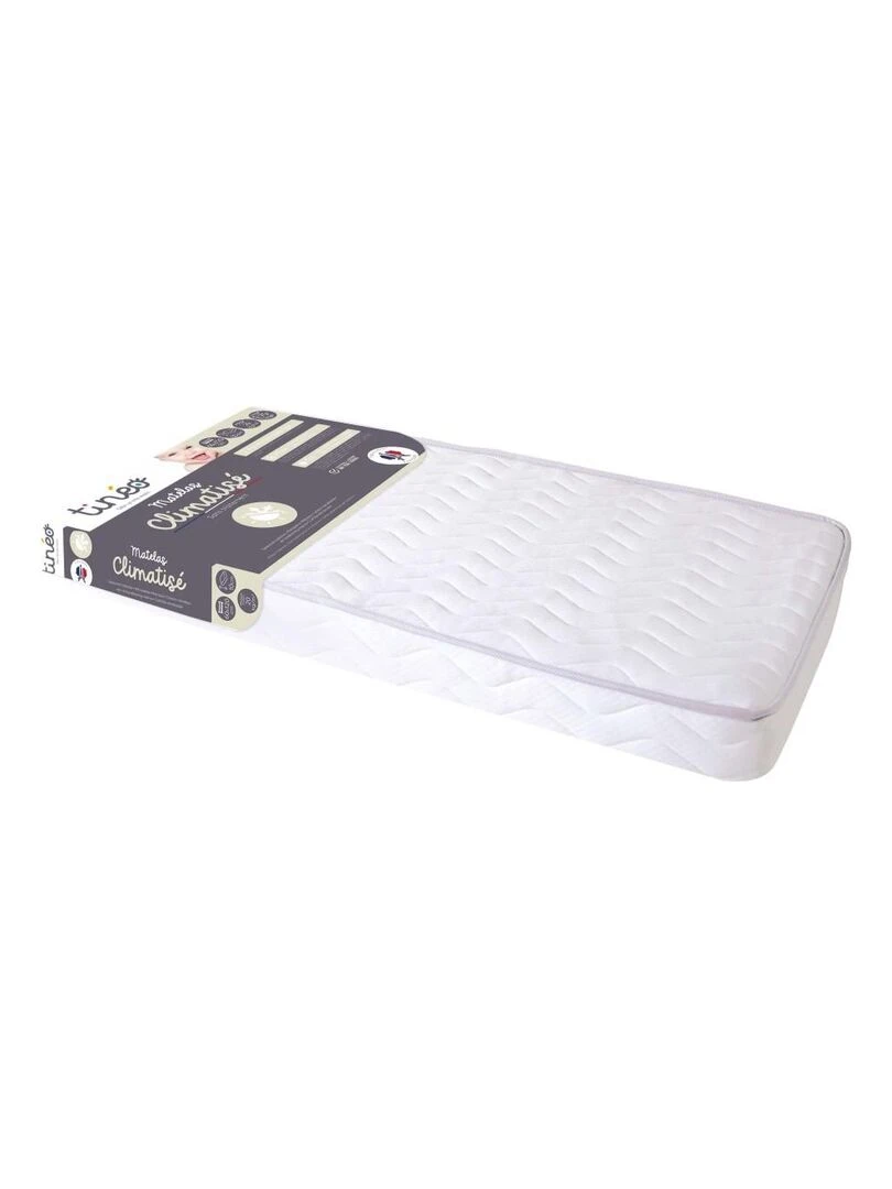 Matelas bébé Climatisé   Blanc