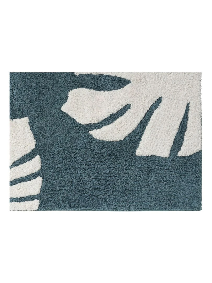 Guy Levasseur   Tapis de bain en coton fantaisie vert sauge   Vert