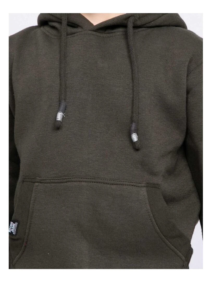 Sweat capuche WIDEM J   Kaki