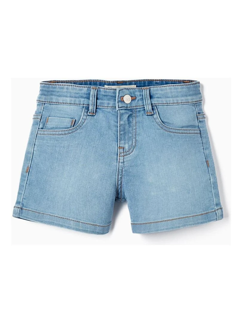 Shorts en jean pour fille THE WAVE TRIBE Bleu clair