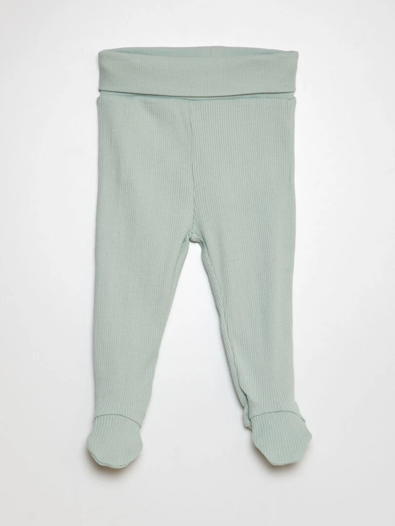 Lot de leggings en coton 2 pièces Bleu