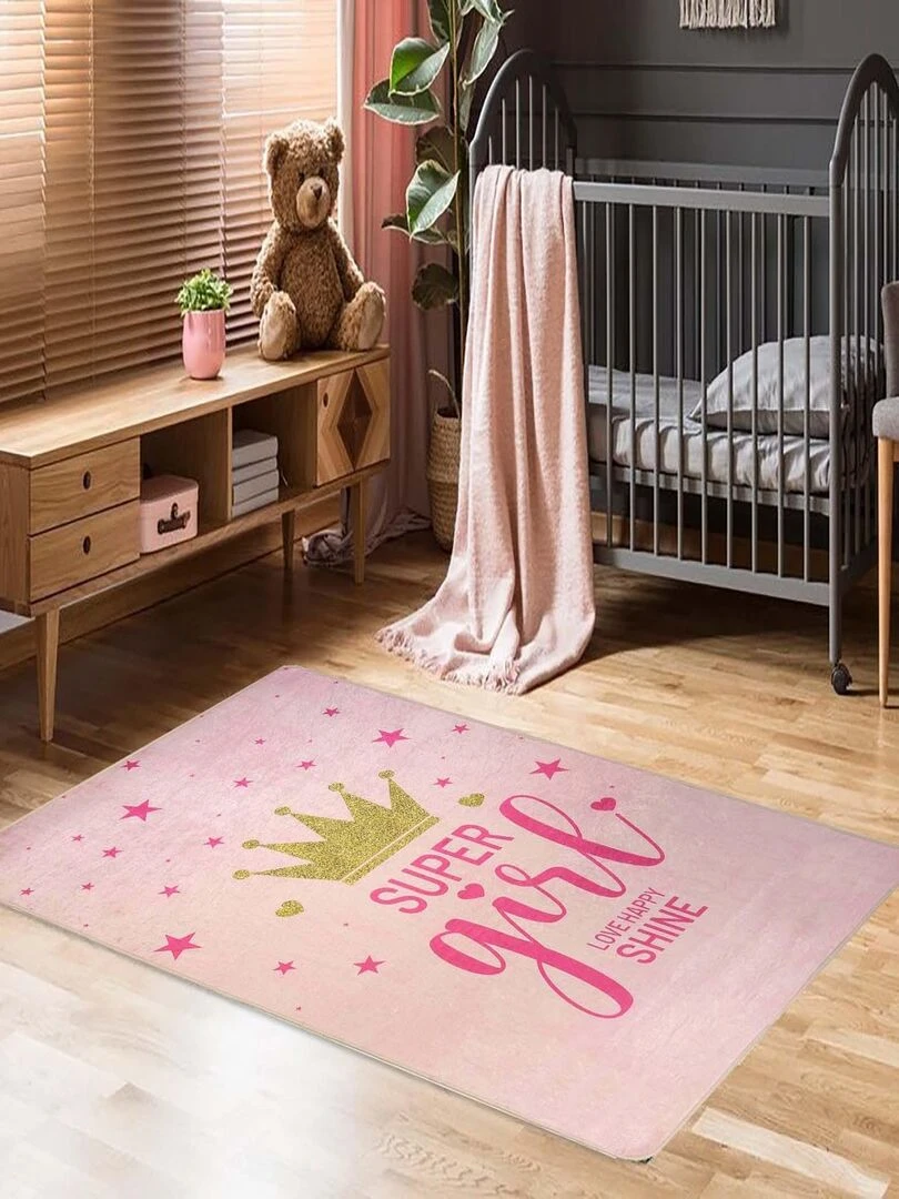 Tapis SUPER GIRLS Rose