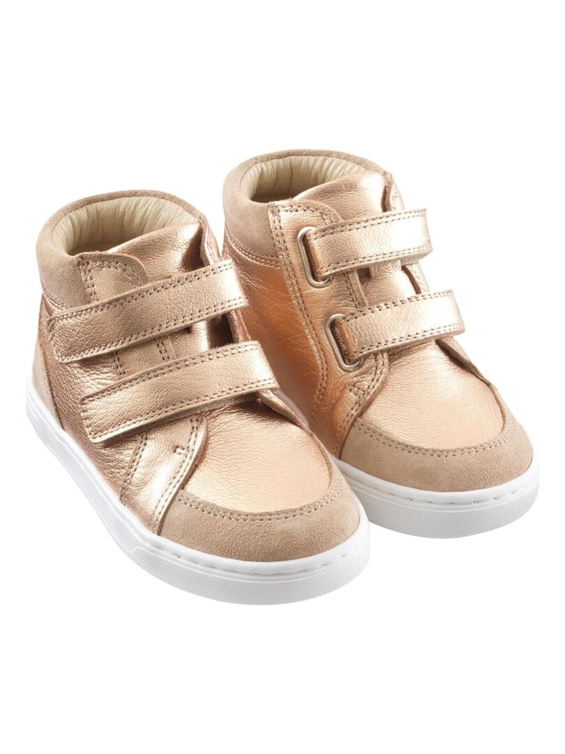 Baskets cuir Sneacky Rose