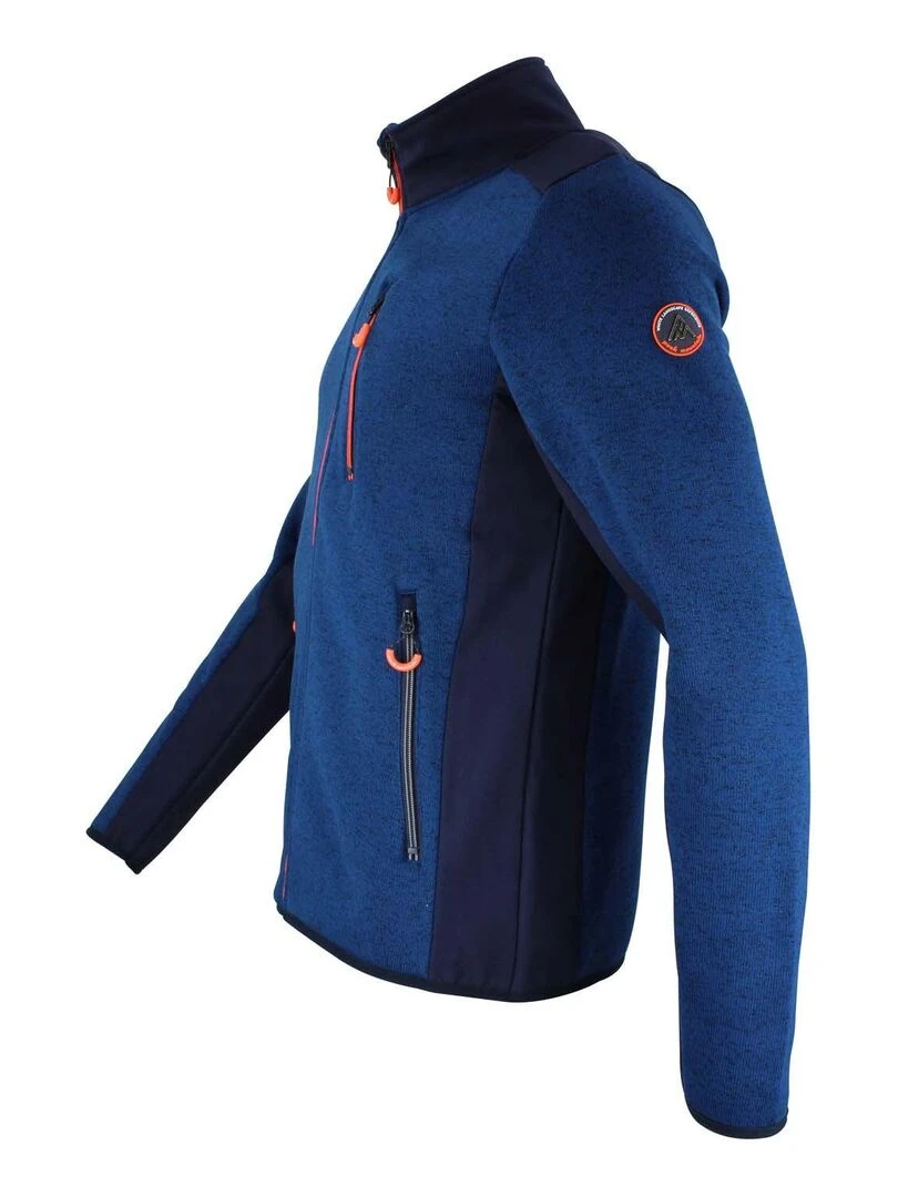 Blouson polaire homme CEVIRA PEAK MOUNTAIN Bleu marine