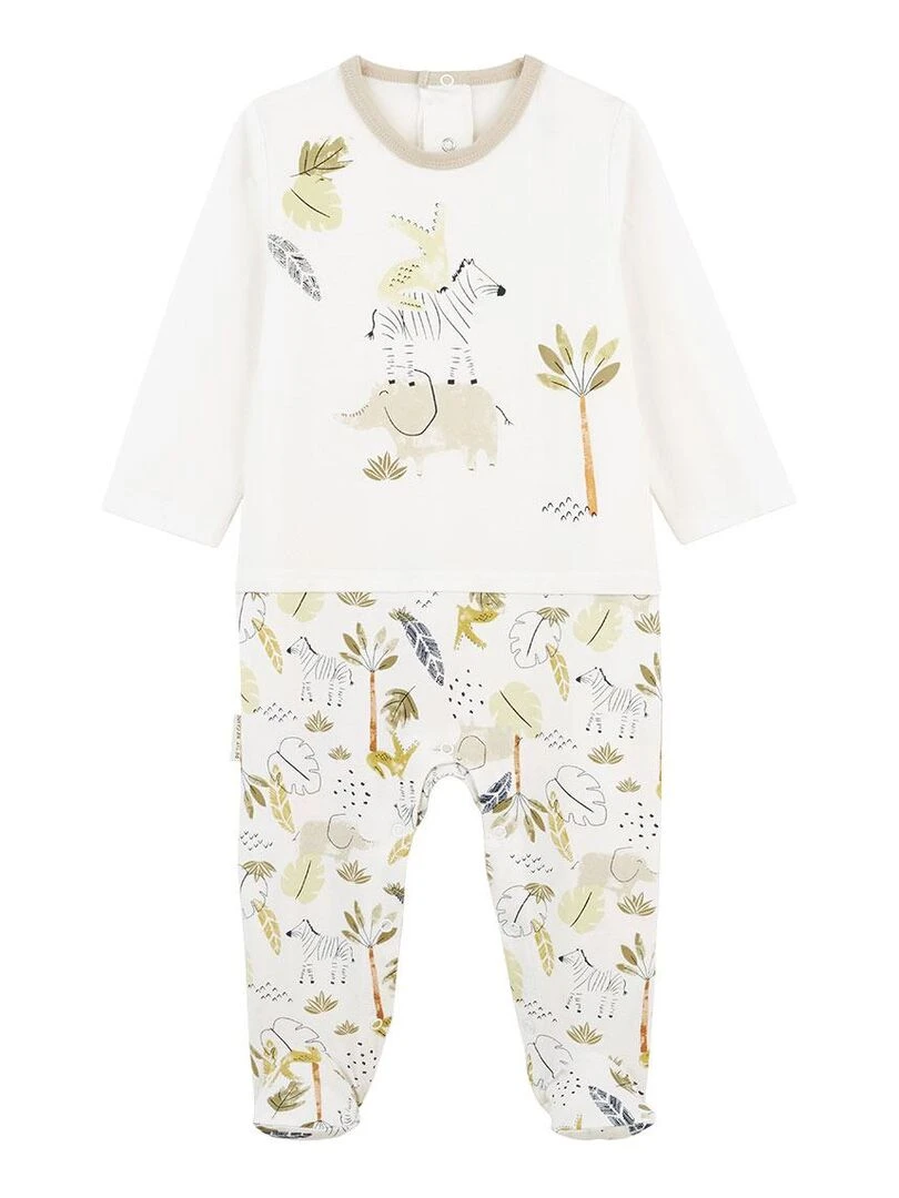 Pyjama bébé Zagora Ecru