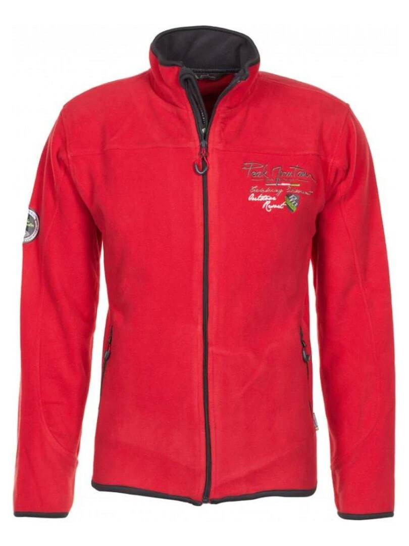 Blouson polaire homme CONAN PEAK MOUNTAIN Rouge