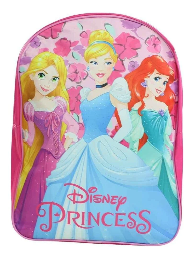 Disney Sac à dos fille imprimé Princesse 40x30x15 cm Rose