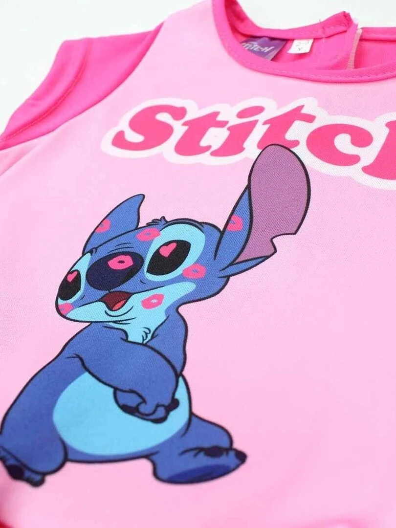 Disney Robe fille imprimé Lilo Et Stitch Rose