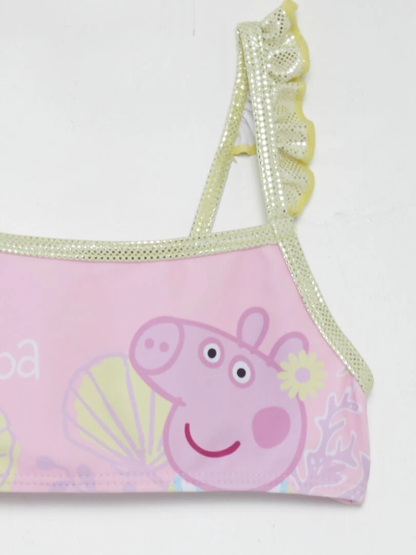 Maillot de bain 'Peppa Pig' 2 pièces Rose