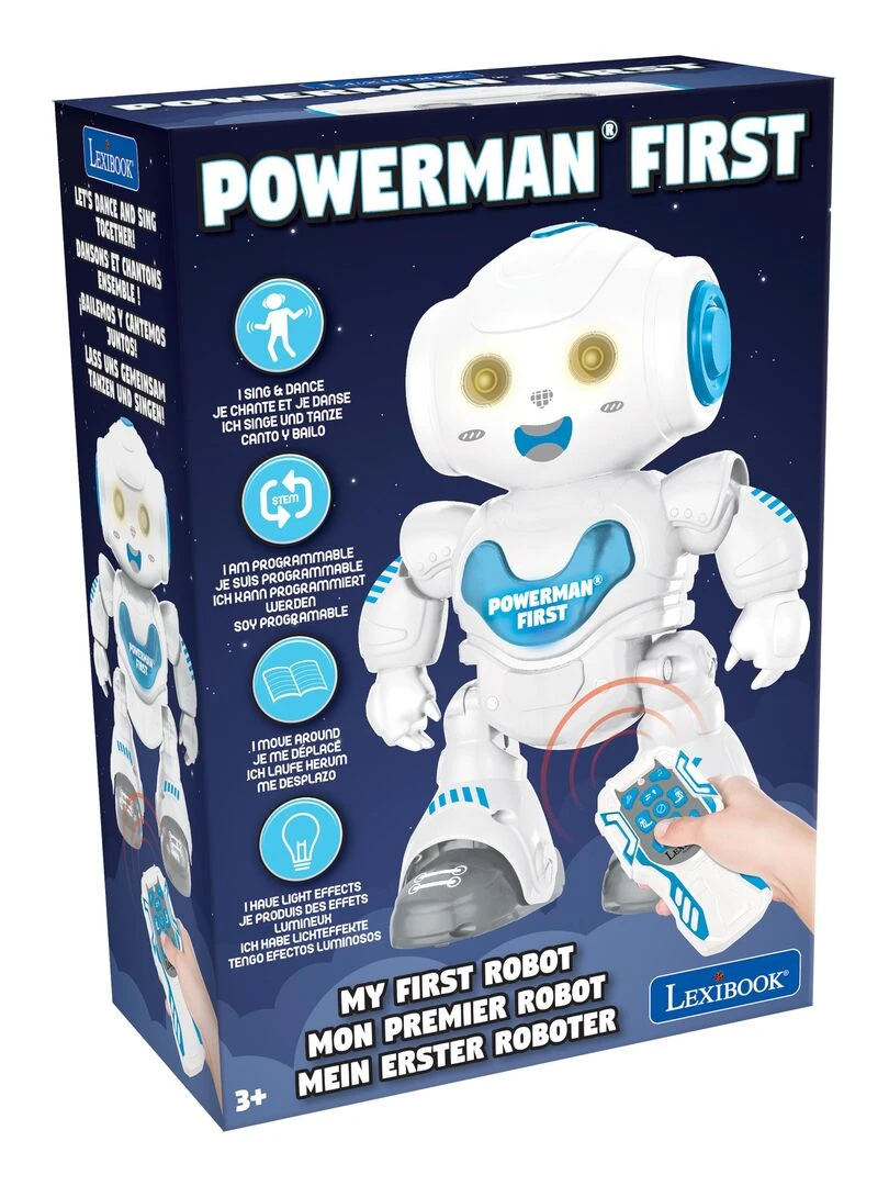 Powerman® First Robot Programmable avec Dance  Musique  démo et télécommande   N/A