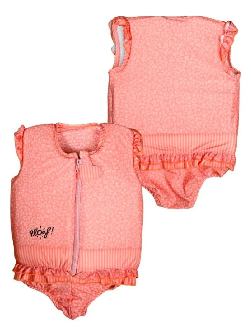 Maillot de Bain Wild Enfant avec Flotteurs Accessoire de Natation Fille Rose pâle
