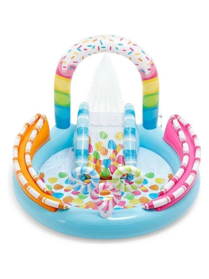 Aire de jeux gonflable Candy Zone   Bleu