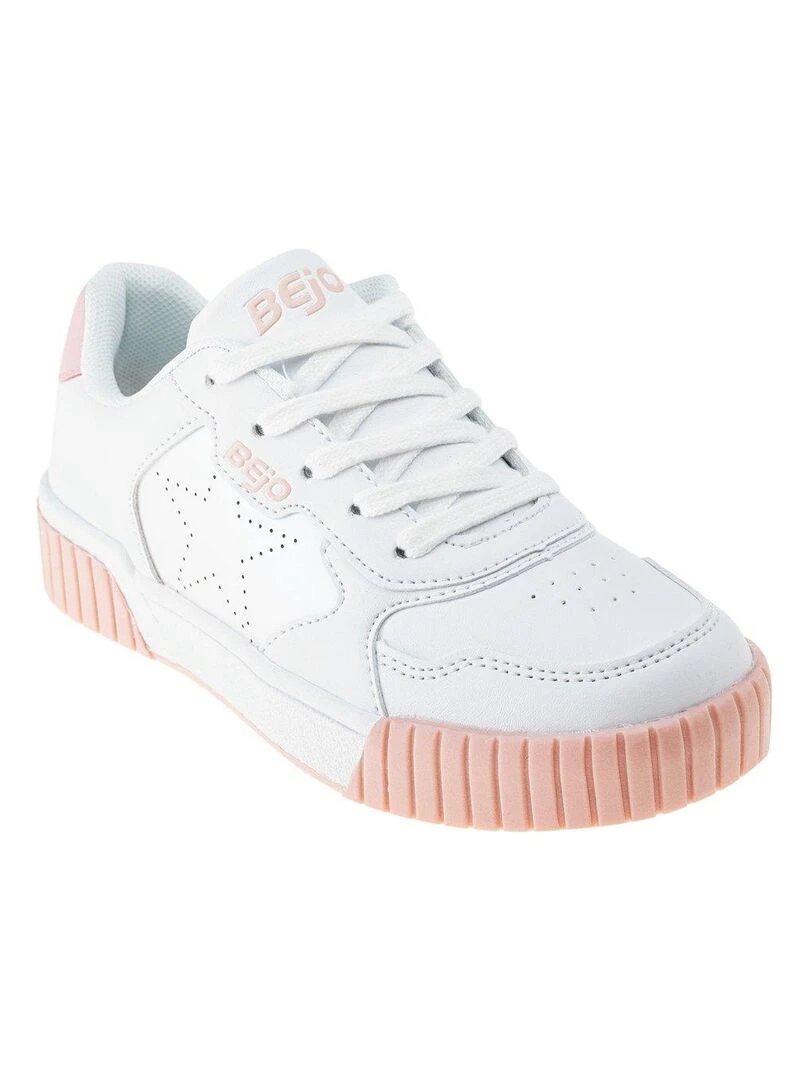 Bejo Baskets BATES Blanc Rose