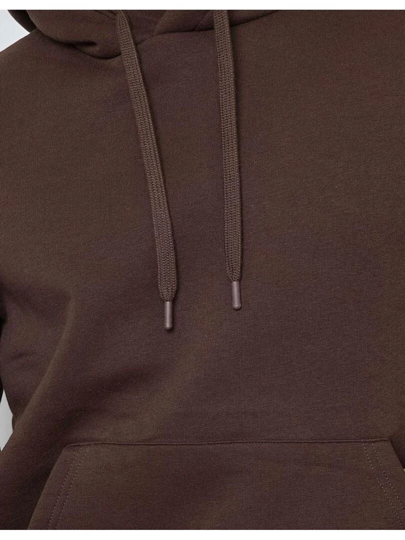 Sweat à capuche Kebello   Marron