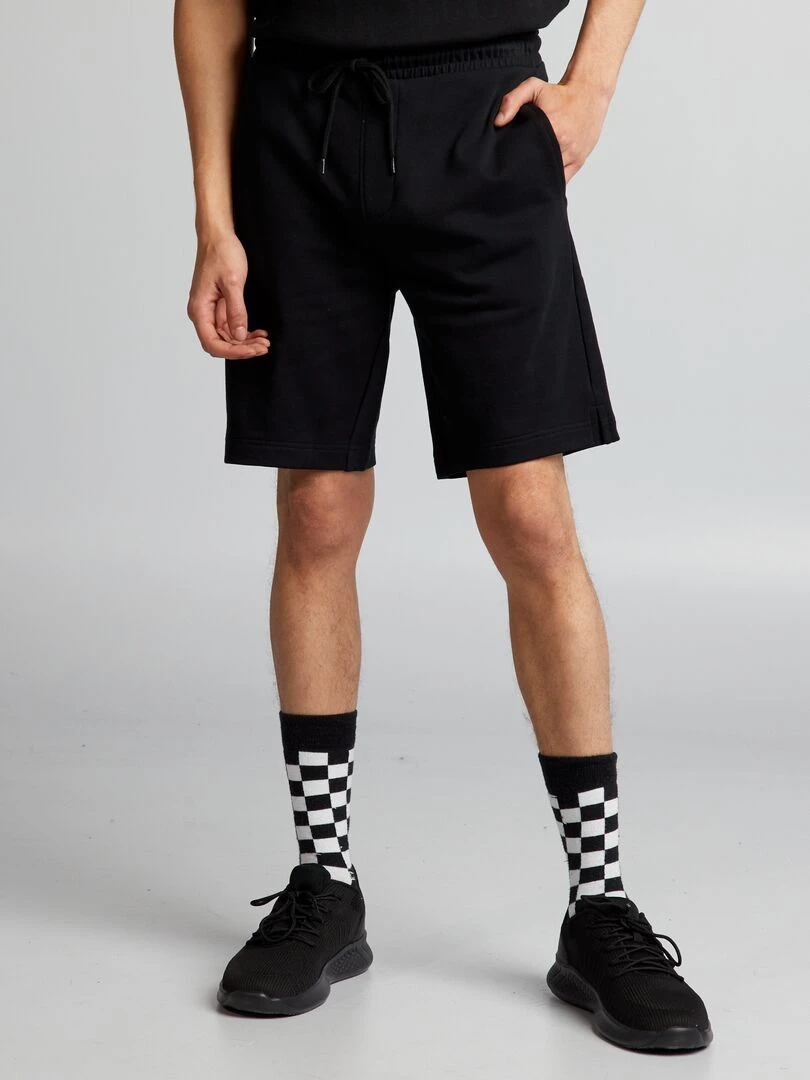 T shirt en coton imprimé à col rond   Blanc