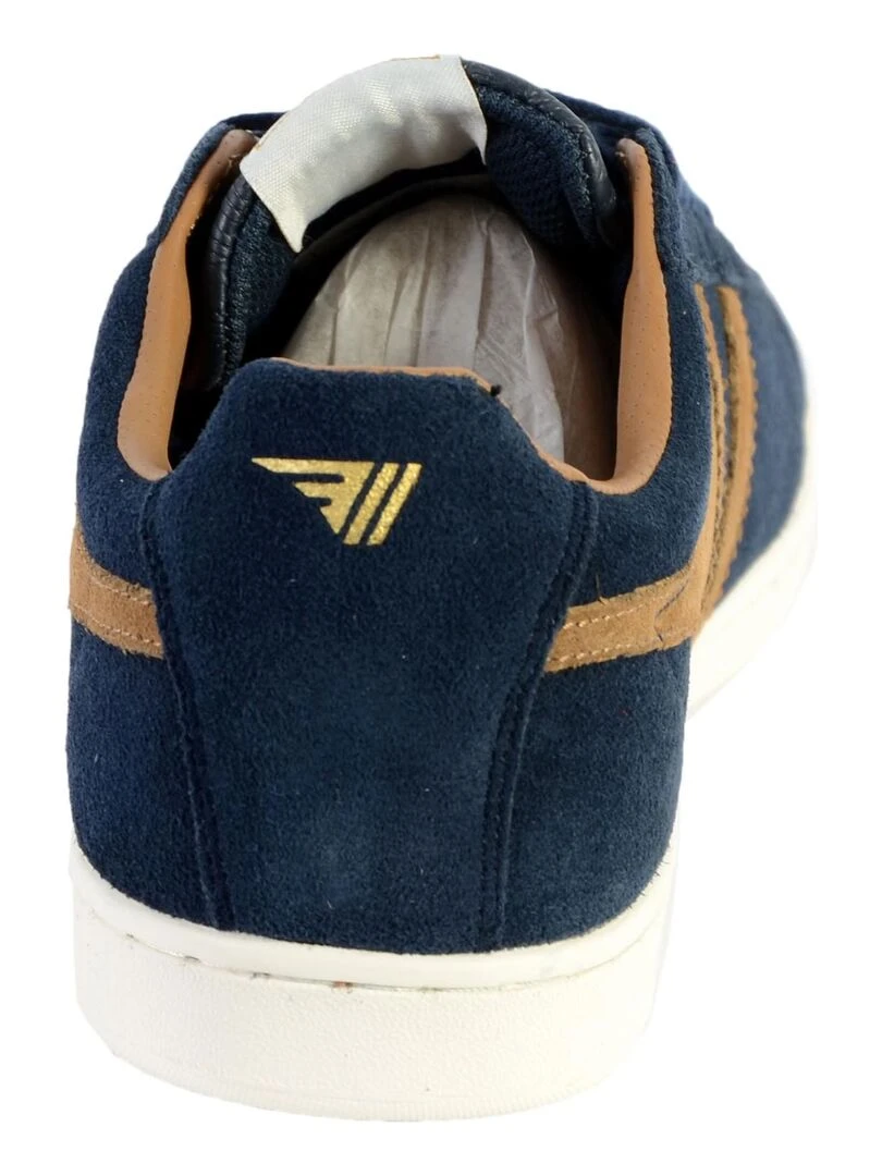 Baskets Gola Harrier Leather   Blanc Vert