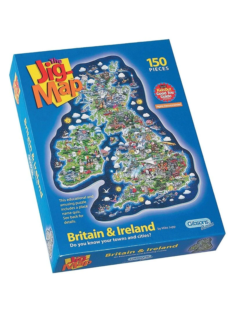 Puzzle 150 pièces extra larges La Grande Bretagne et l'Irlande N/A