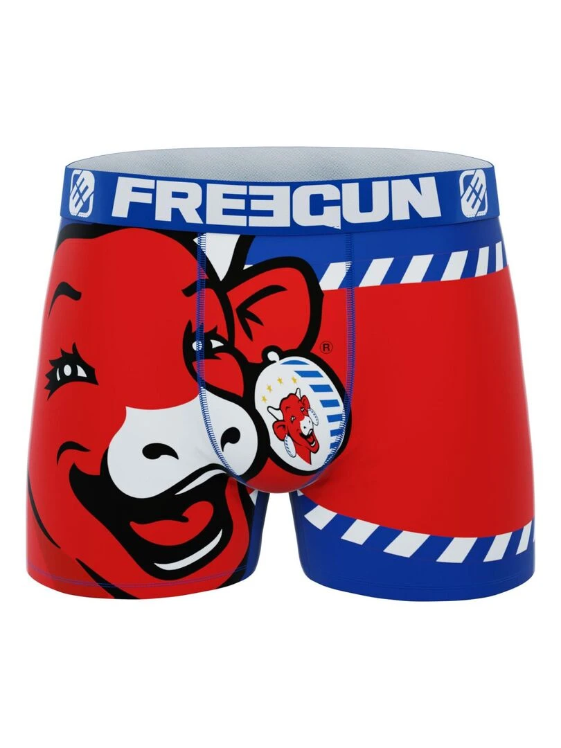 Lot de 3 boxers homme La vache qui rit Freegun   Rouge