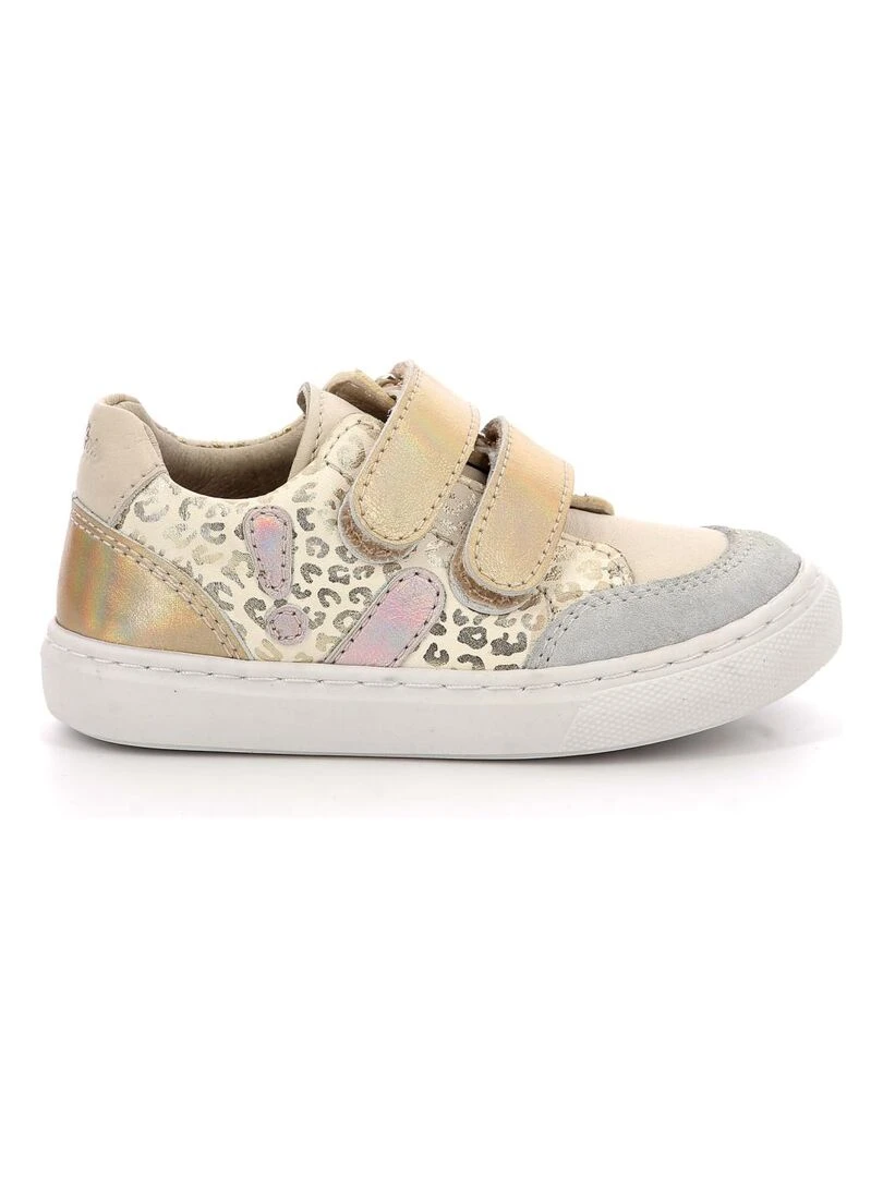 Sneakers basses Cuir Sneakratch Doré/or