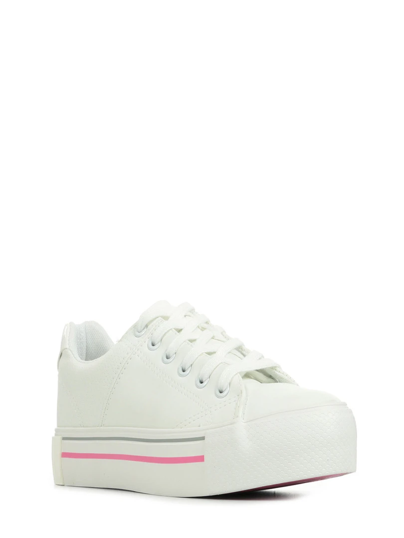Baskets Logo Tudy Kid Blanc