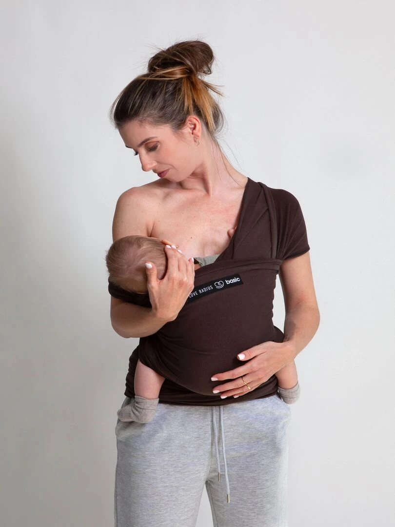 Écharpe BASIC   Espresso   Noir Marron