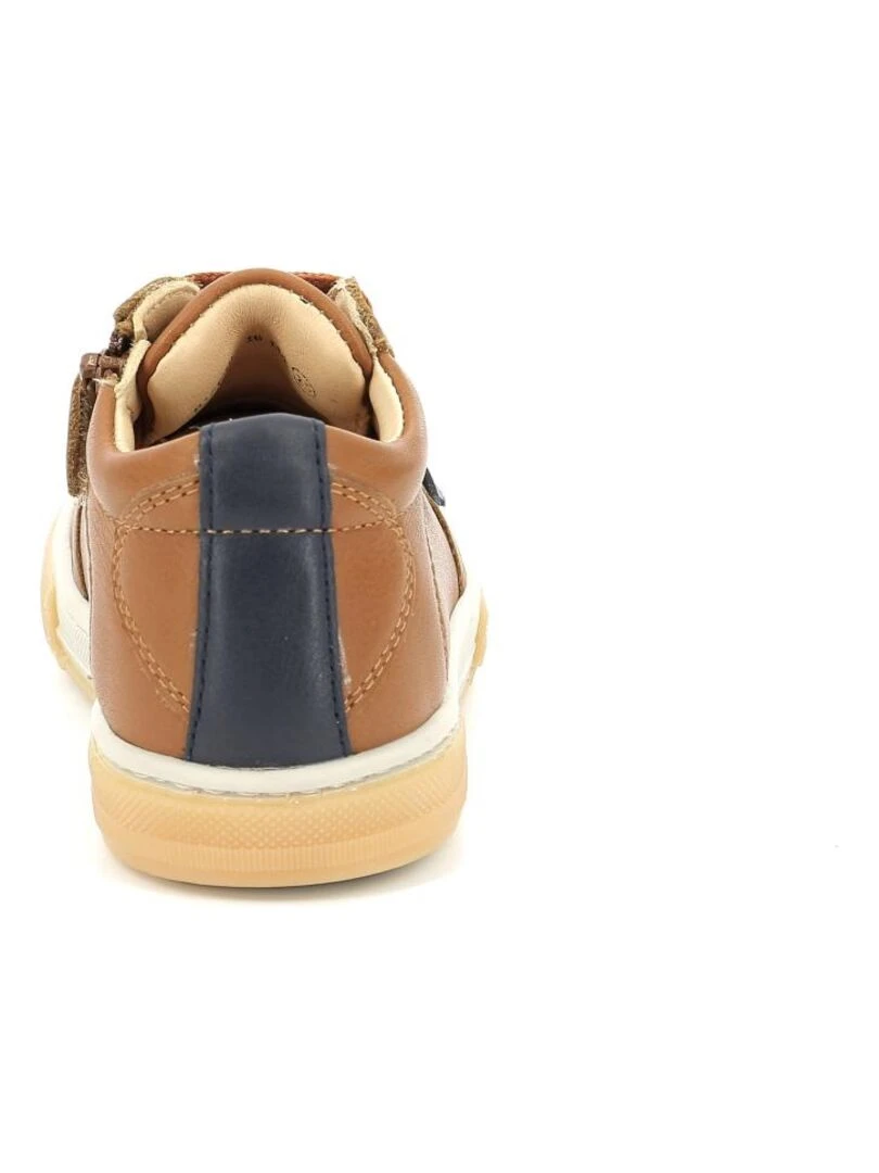 Sneakers hautes Cuir Caboat   Marron