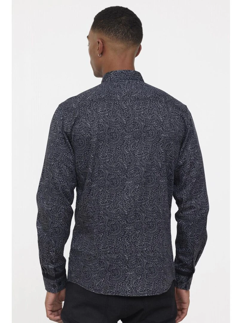 Lee Cooper   Chemise manches longues coton slim DIMITRI   Noir