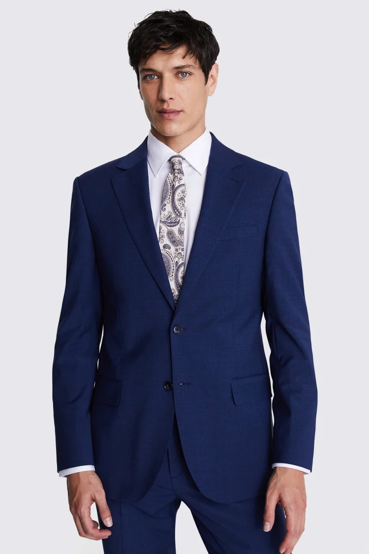 Regular Fit Charcoal Stretch Jacket   Buy Online at Moss