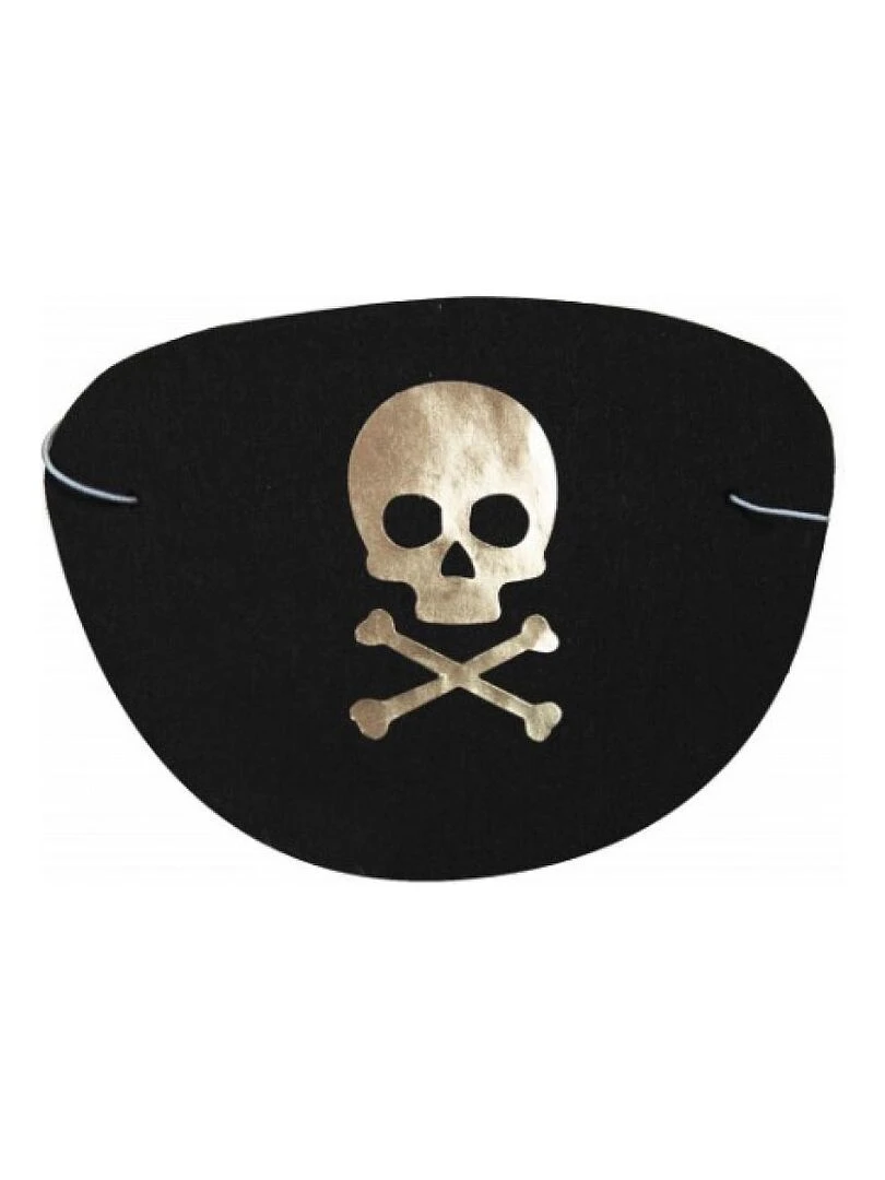 Cache oeil pirate 8 pcs en carton Multicolore