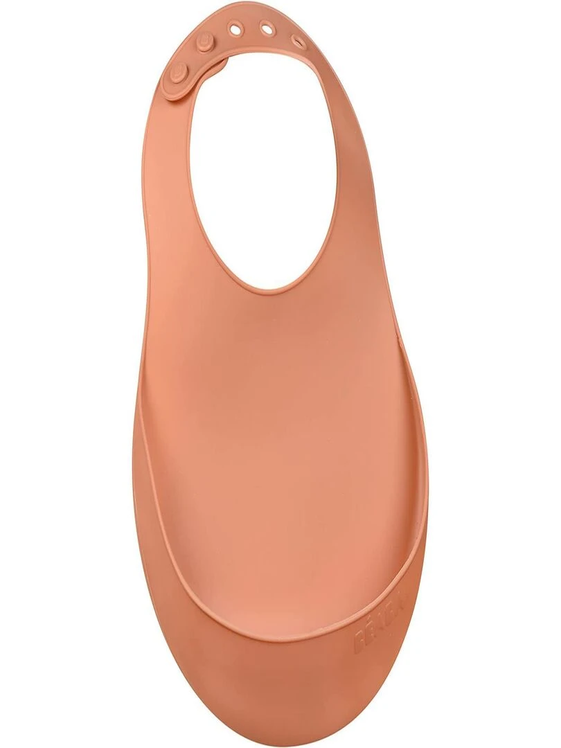 Bavoir silicone terracotta Orange