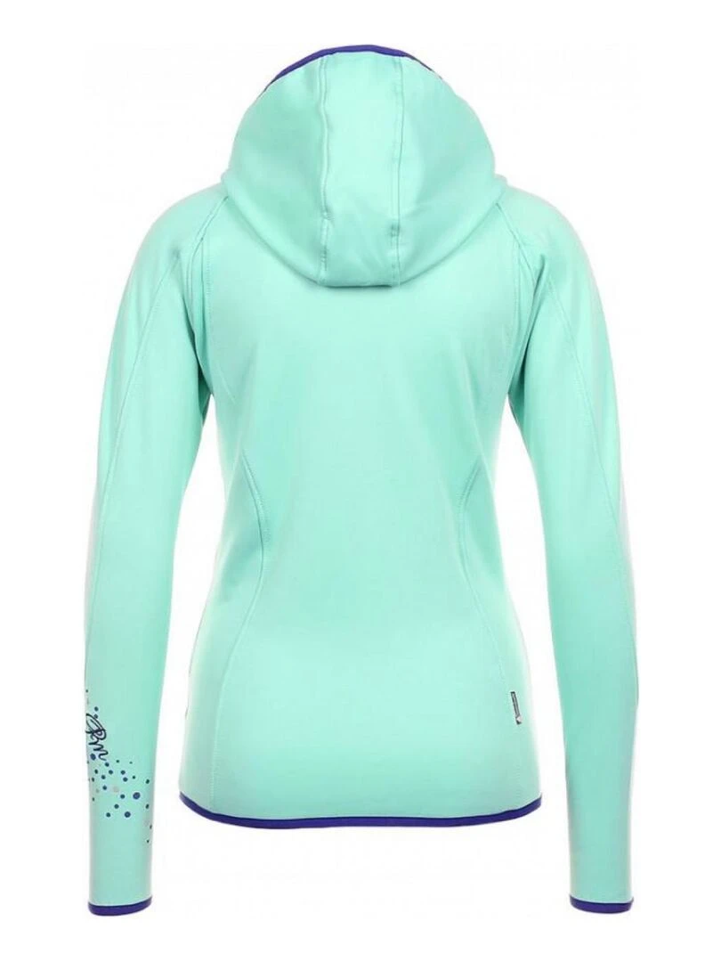 Blouson polarshell femme ACAMPUS Bleu turquoise