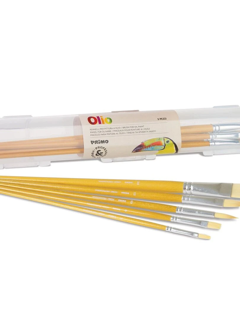 5 pinceaux pour peinture à l'huile N/A