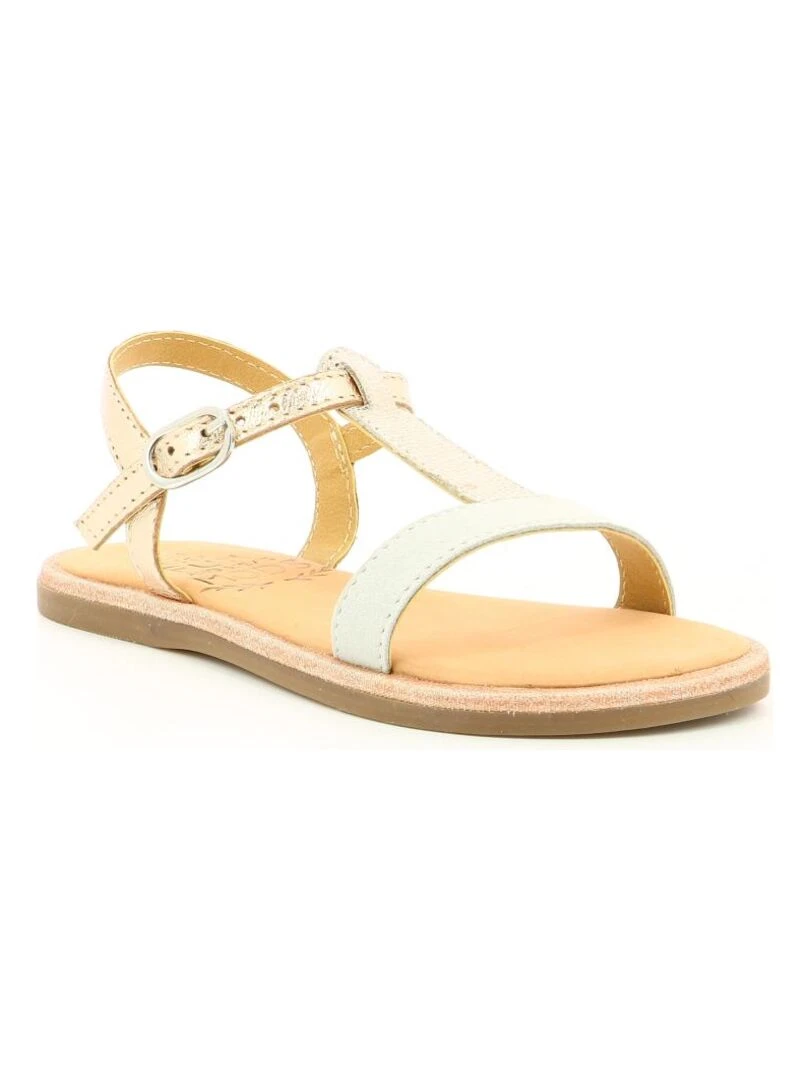 Sandales Cuir Paliky Rose