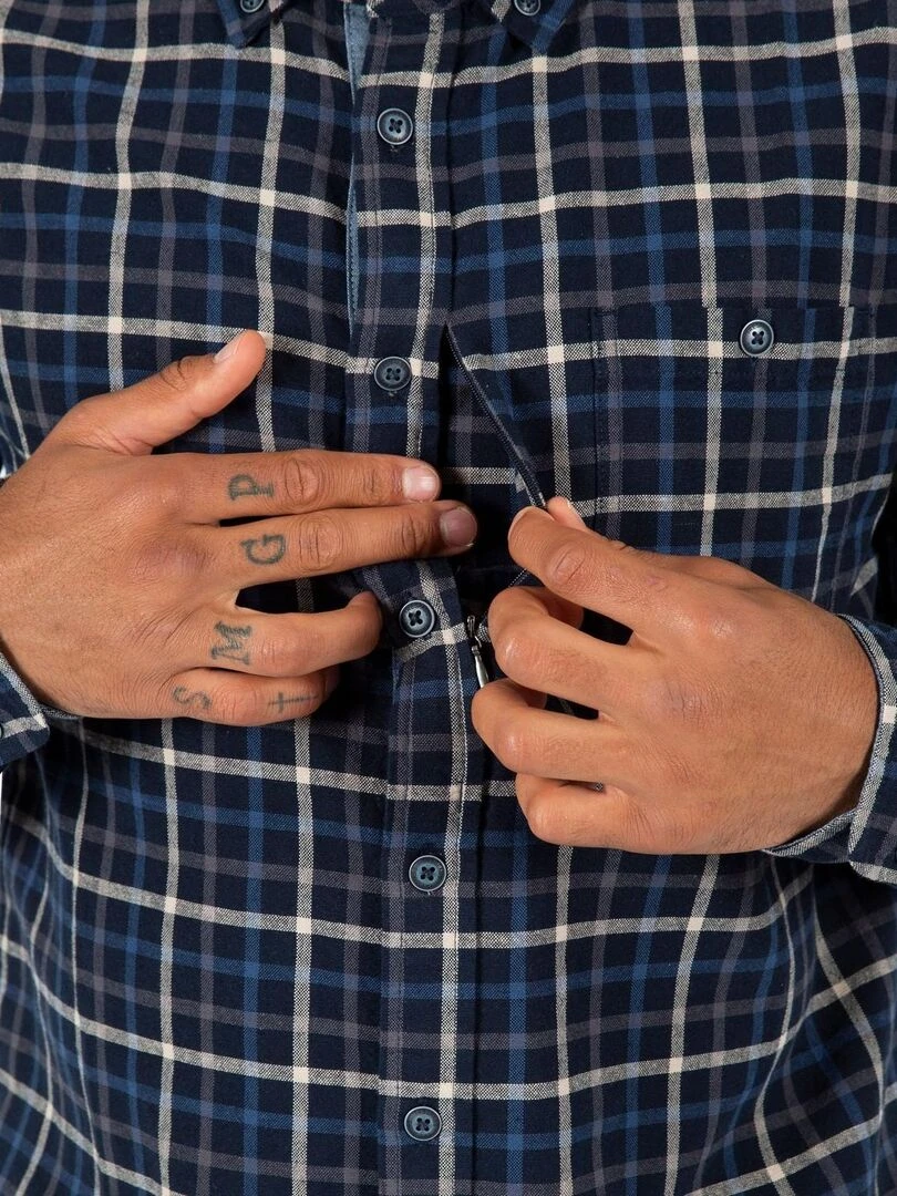 Trespass   Chemise WITHNELL   Bleu