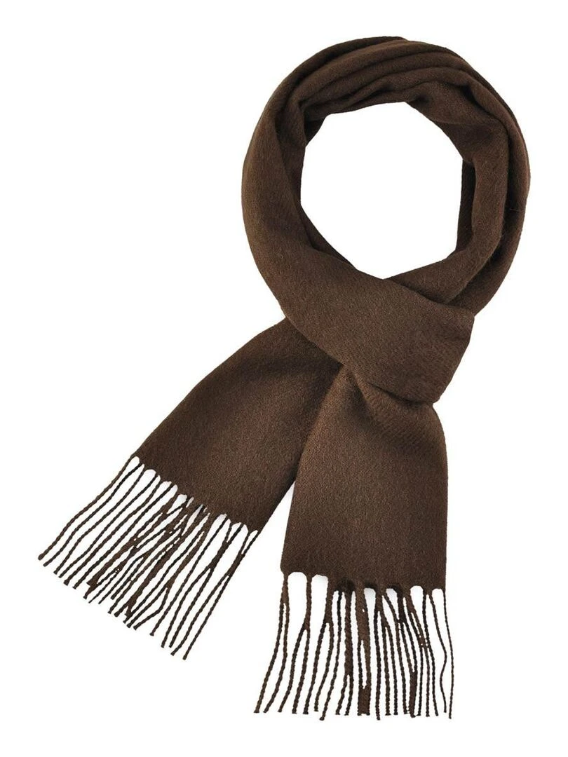 Echarpe Fely   Fabriqué en France   Marron chocolat