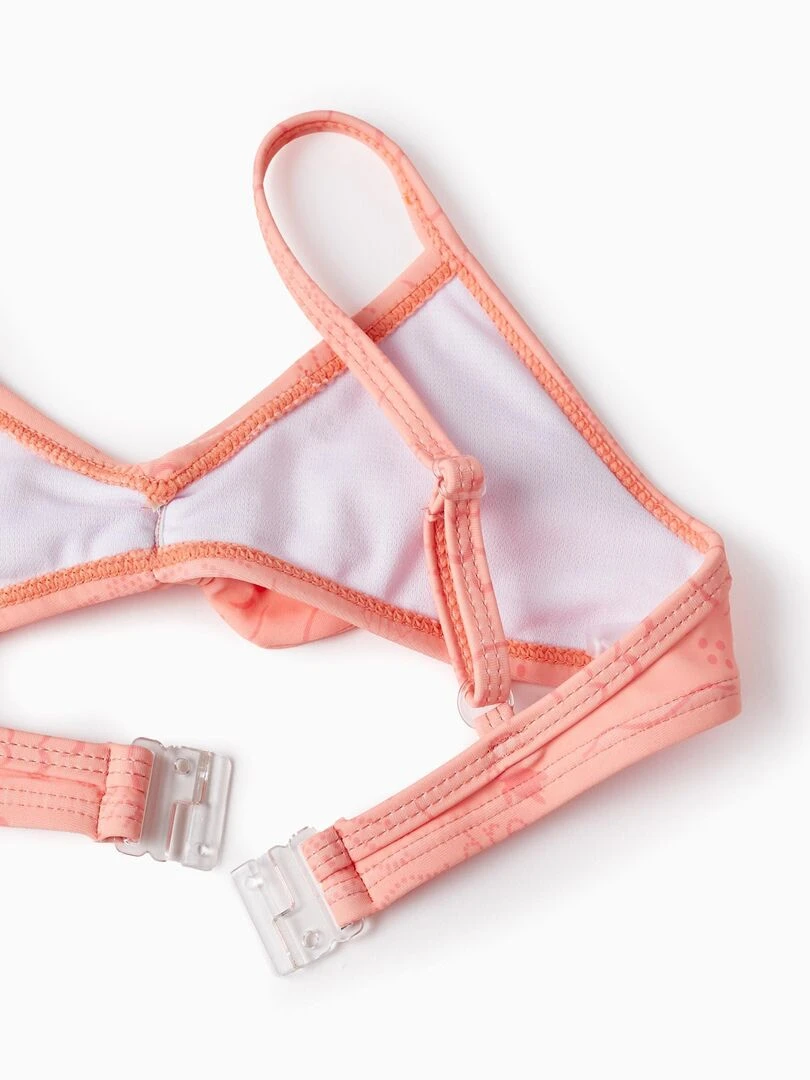 2 Maillots de bain pour Fille 'Soleil'  EXPLORING AUSTRALIA   Blanc Orange clair