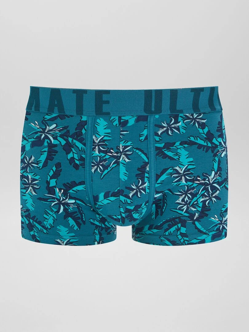 Lot de 3 boxers fantaisie Bleu