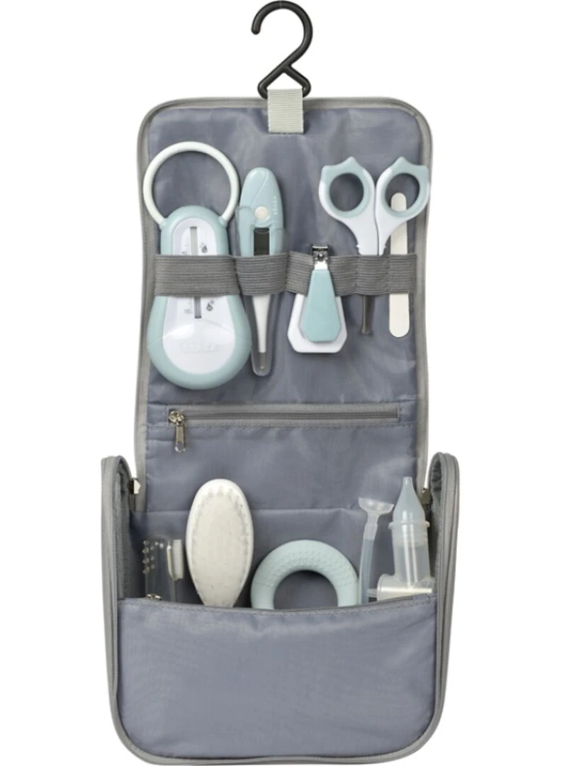 Trousse de toilette green blue (9 accessoires) Bleu