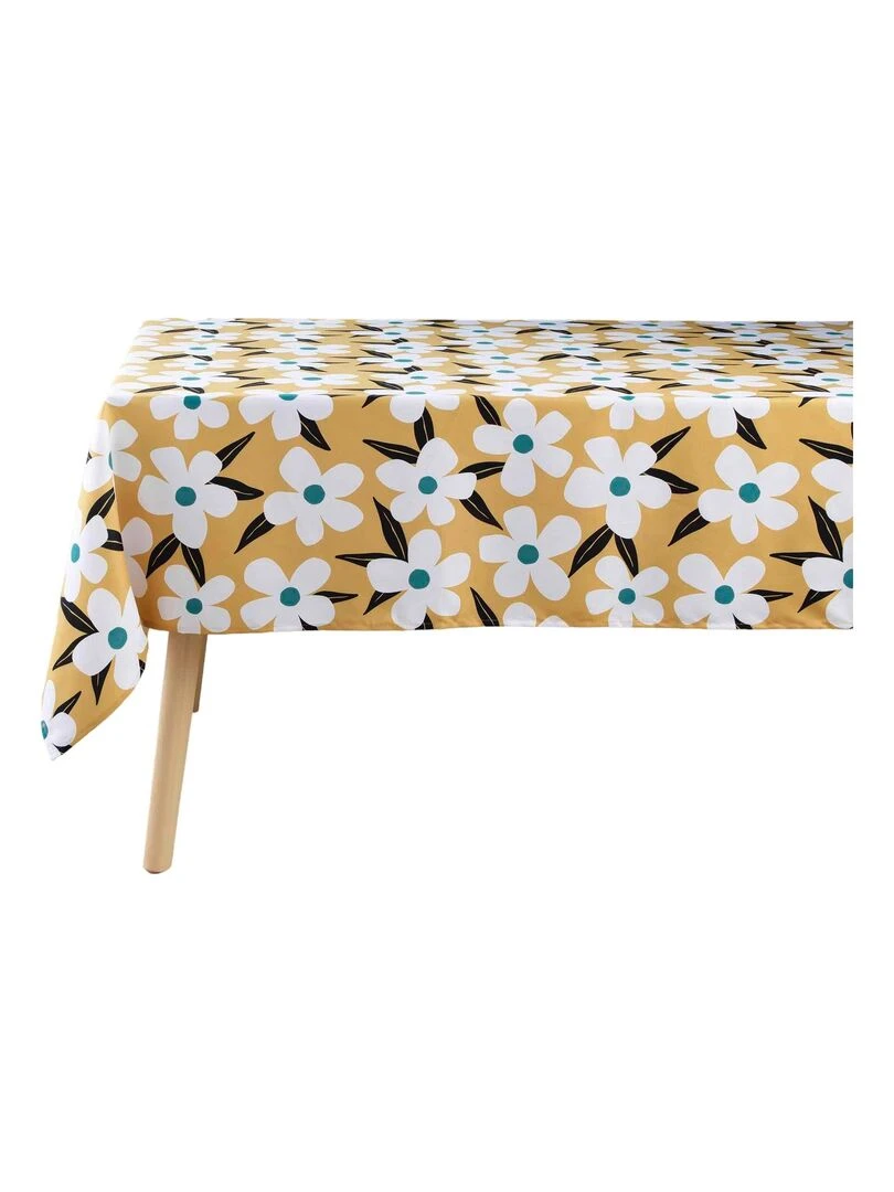 Nappe Collection Darcy les fleurs Jaune