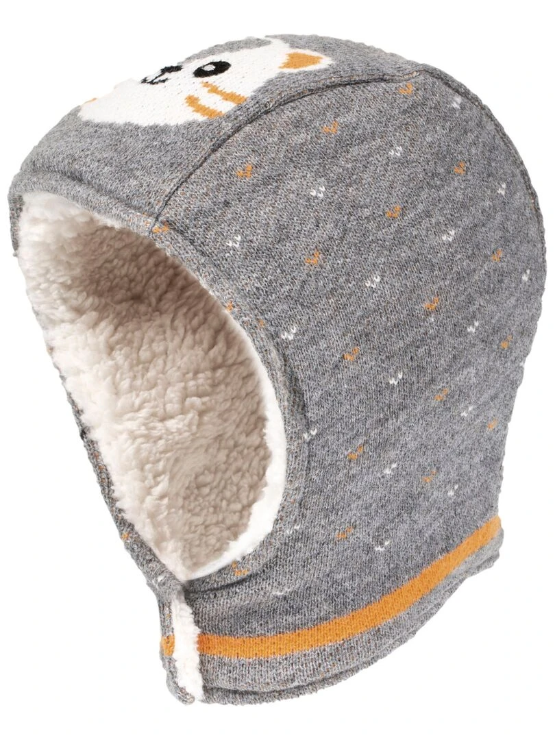 Cagoule Enfant 2/4 ans ourson Gris Gris